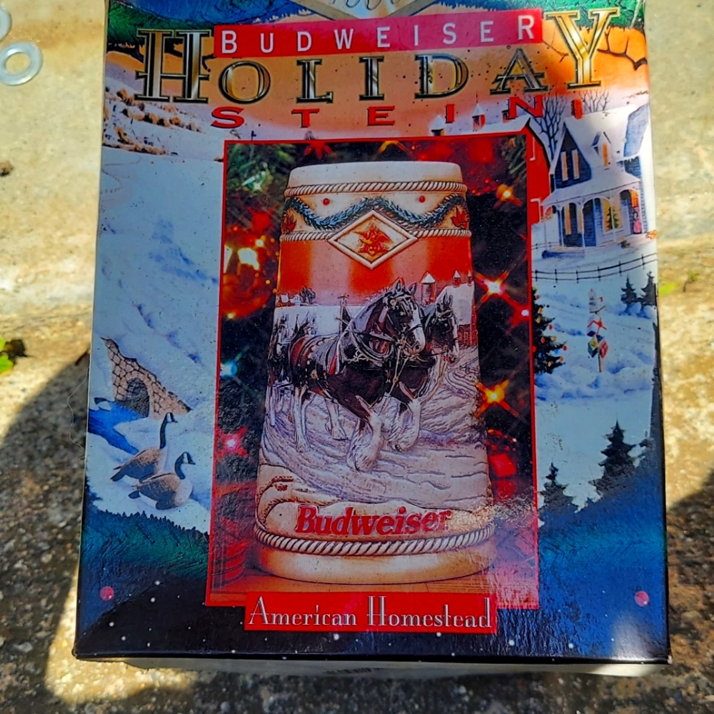 Limited edition budweiser stien